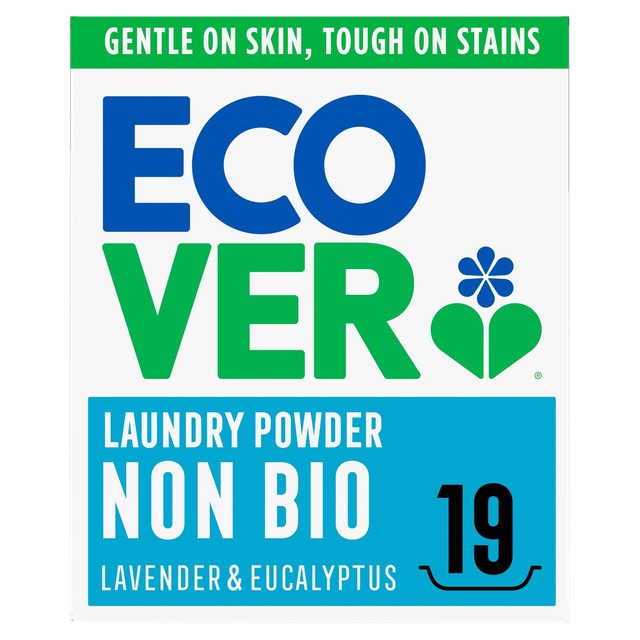 Ecover non bio laundry powder 19 washes, imported from the UK