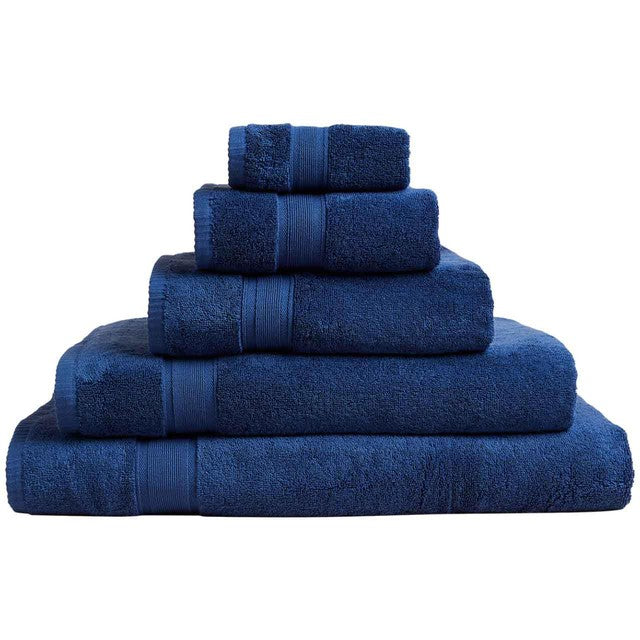 M&S cotton bath sheet in Midnight, imported from the UK