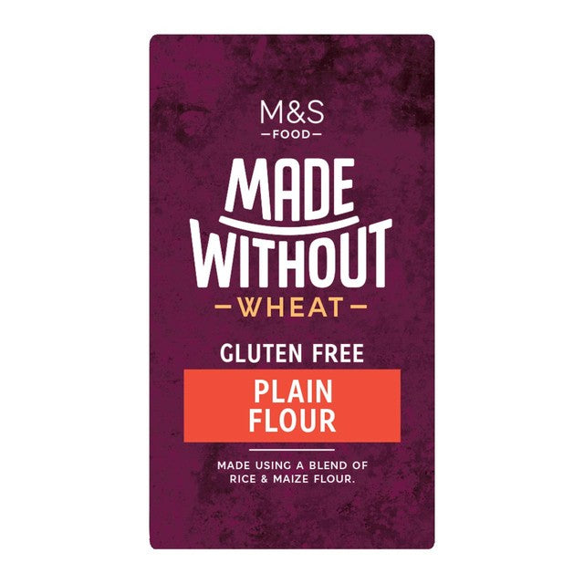 M&S gluten-free plain flour 1kg, imported from the UK