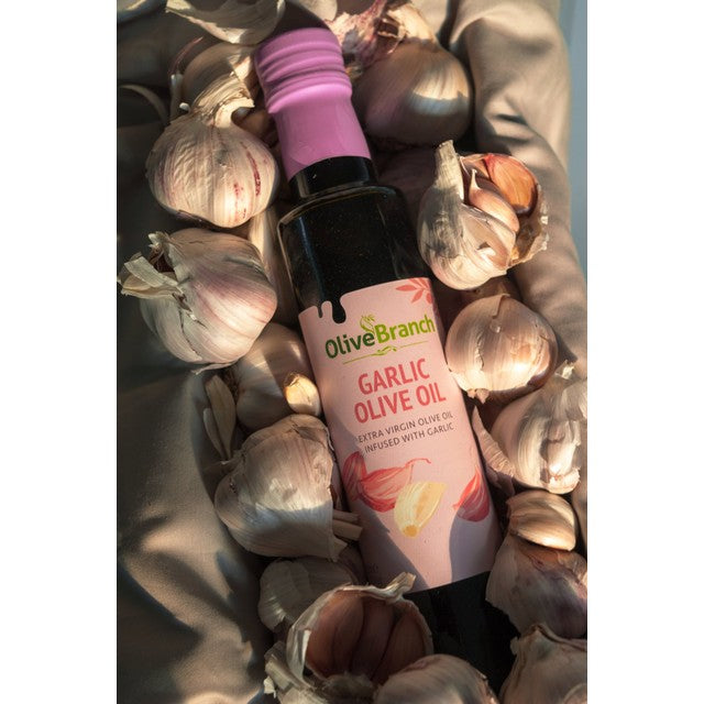 Olive Branch Garlic Infused Olive Oil 250ml, imported from the UK
