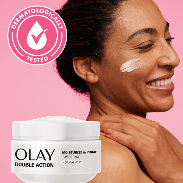 Olay Double Action Normal/Dry Day Cream 50ml, imported from the UK