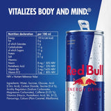 Red Bull energy drink 8 x 250ml cans, imported from the UK