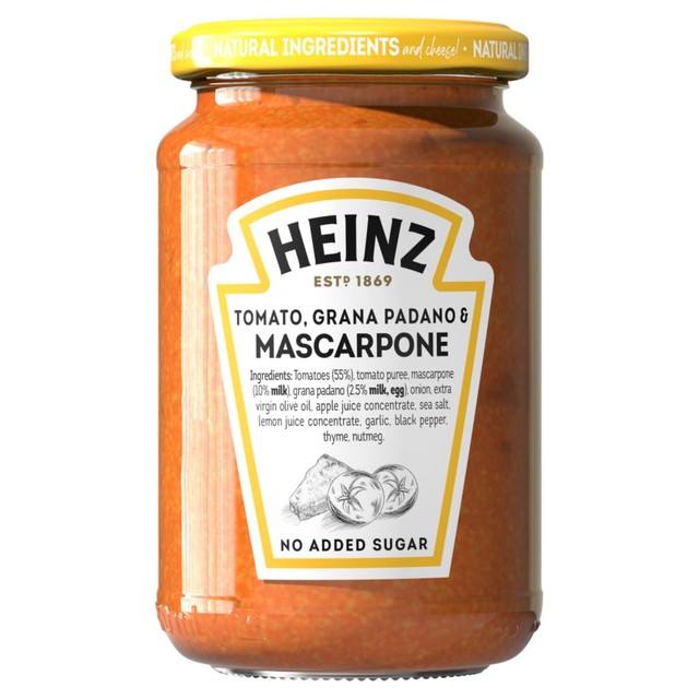 Heinz Tomato & Mascarpone Pasta Sauce 350g, UK version