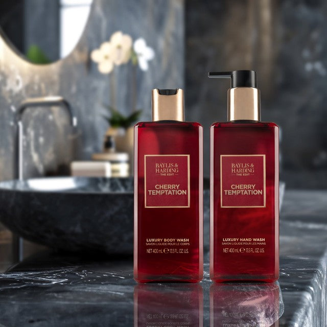 Baylis and Harding Cherry Temptation body wash 400ml - British product