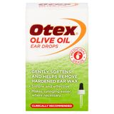 Otex olive oil ear drops, imported from the UK