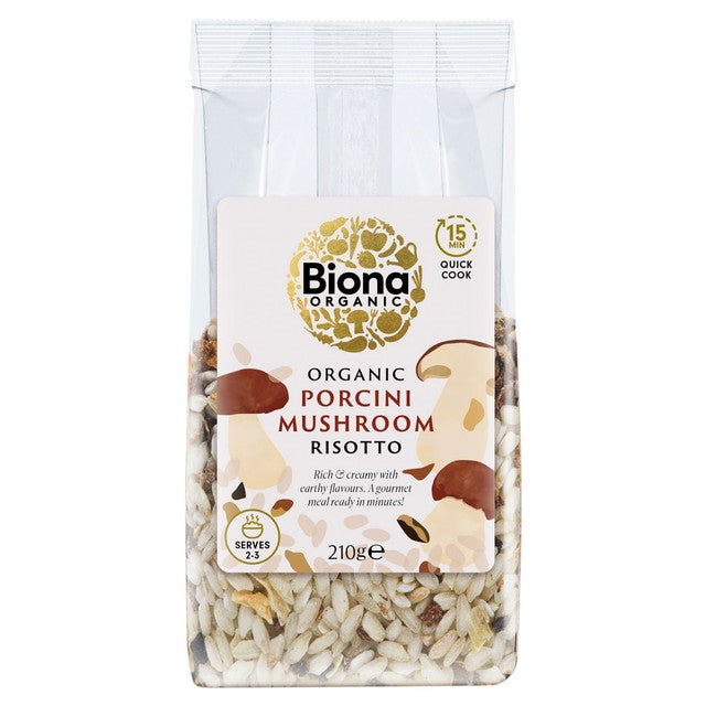 Biona Organic Porcini Mushroom Risotto 210g - British product