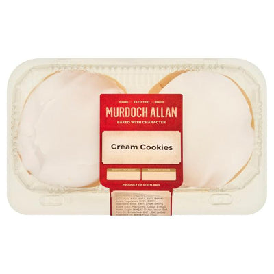 Sainsburys Murdoch Allan Cream Cookies x2- Buy online at McGrocer