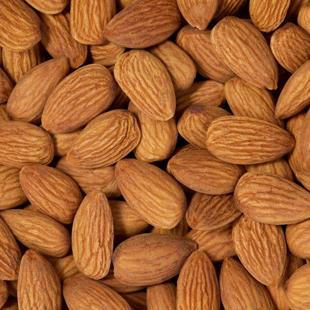 Palm & Vine whole natural almonds, imported from the UK