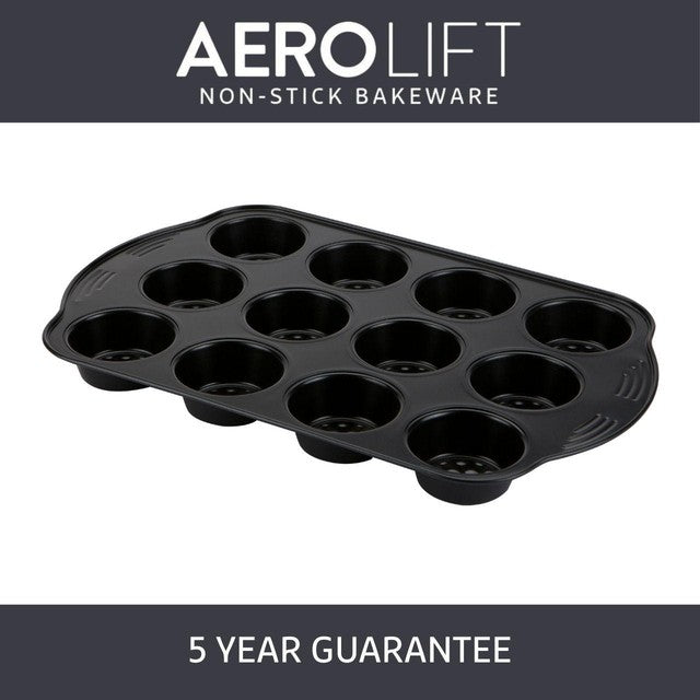 Prestige Aerolift Muffin Tin 12 Cup, imported from the UK