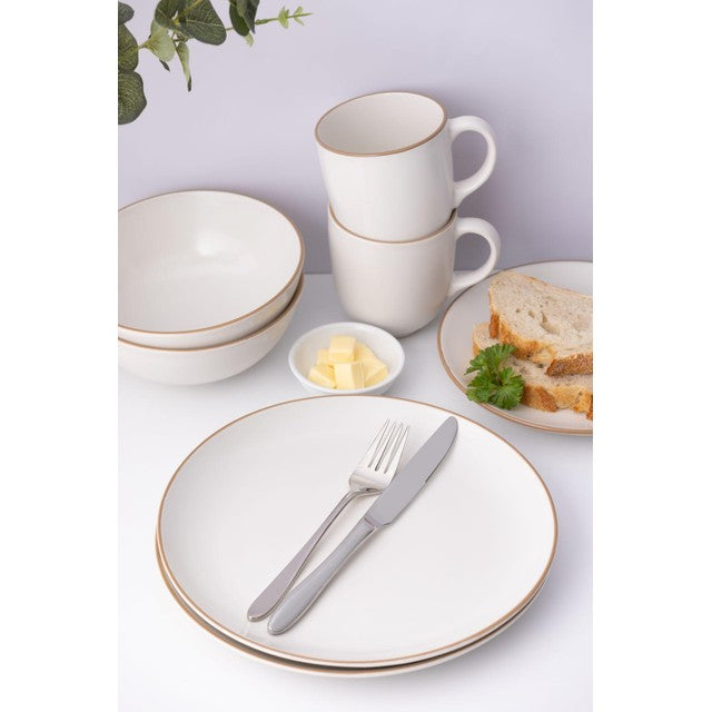 Mason Cash Classic Cream dinner set 12-piece, imported from the UK