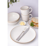 Mason Cash Classic Cream dinner set 12-piece, imported from the UK