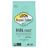 LEON dark roast coffee beans 200g, UK version