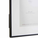 M&S layered mount photo frame black 4x6 inch, UK version
