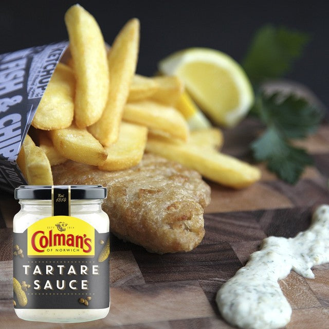 Colman's Tartare Sauce cream style 144g jar - British product