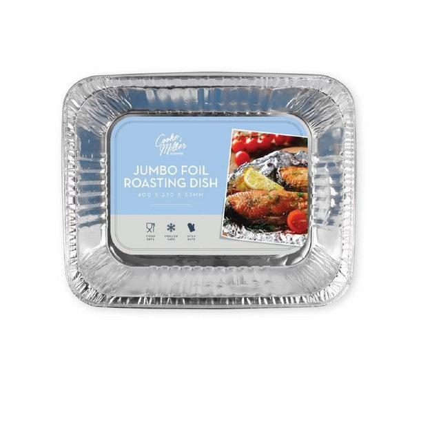 Gem Imports jumbo foil oblong roaster tray 2 pack - British product