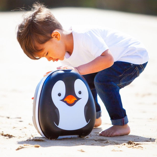 My Carry Potty penguin-themed portable potty for toddlers, imported from the UK