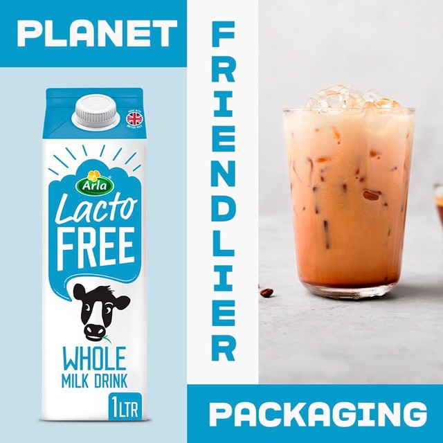 Arla LactoFREE lactose-free whole milk drink 1L - British product