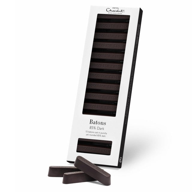 Hotel Chocolat 85% dark chocolate batons 120g, UK version