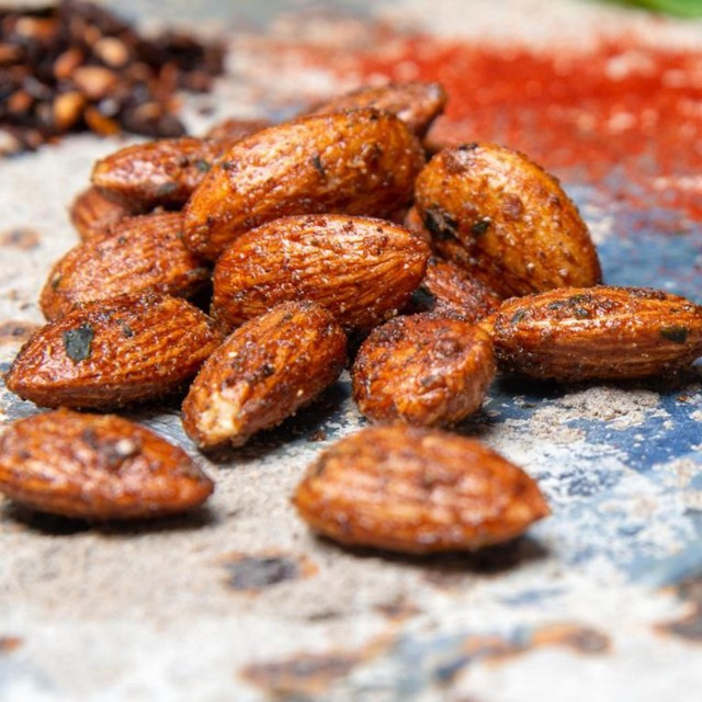 Mr Filbert's Moroccan Spiced Almonds 100g, imported from the UK