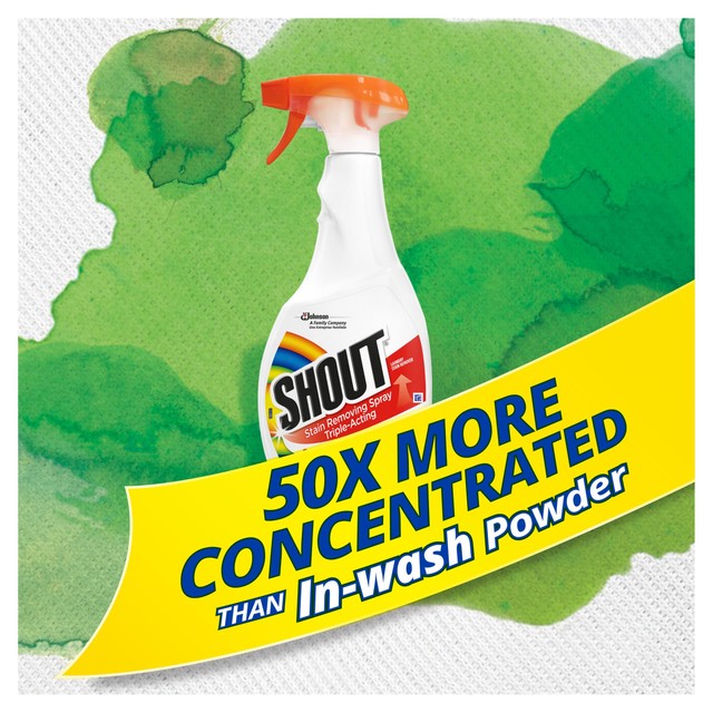 Shout triple-acting stain removing spray 500ml (British brand)
