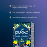 Pukka herbal tea collection 4 flavours 20 tea bags imported from the UK