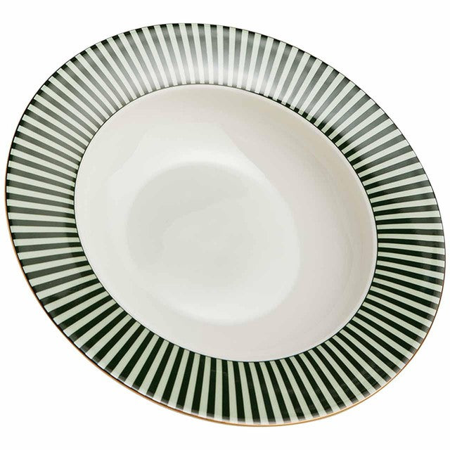 M&S Hampton pasta bowl Green, imported from the UK