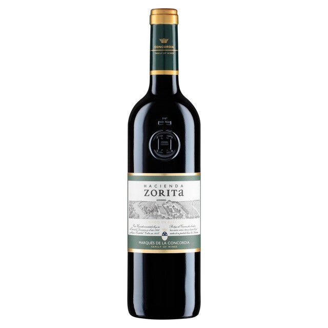 Zorita Tempranillo Crianza red wine 75cl, UK version