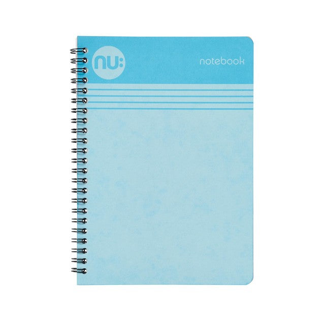 Nuco A5 Blue Wiro Notebook 110 pages, imported from the UK