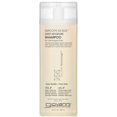Giovanni Natürliches Glättendes Tiefenfeuchtigkeits-Shampoo Veganes Shampoo 250ml