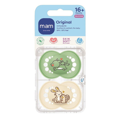 M&S MAM Original Baby Soother 18-36 Months Pack of 2- Buy online at McGrocer