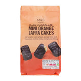 M&S Mini Dark Chocolate Orange Jaffa Cakes 100g, imported from the UK