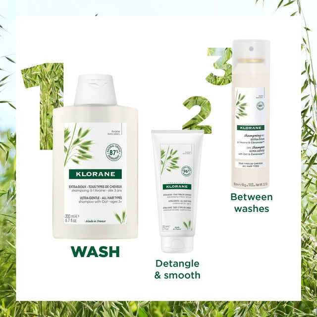 Klorane Softening Shampoo with Oat Milk 200ml, UK version