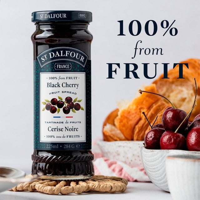 St Dalfour black cherry fruit spread 284g (British brand)