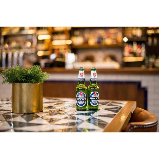 Beck's Blue alcohol-free lager 24 x 275ml bottles - British product