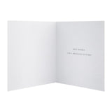 M&S graduation congratulations card with gold foil details, UK version