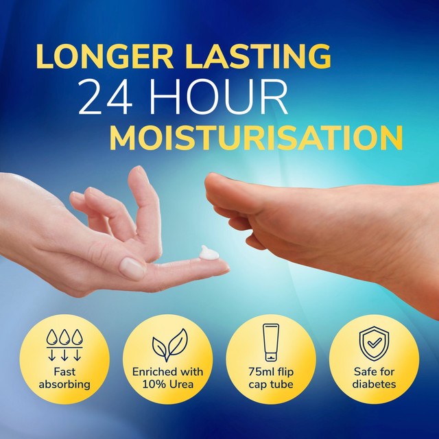 Scholl Hydration Boost for Dry Skin foot cream 75ml (British brand)