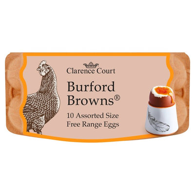 M&S Clarence Court Burford Brown Mixed Size Free Range Eggs 10 Pack- Buy online at McGrocer