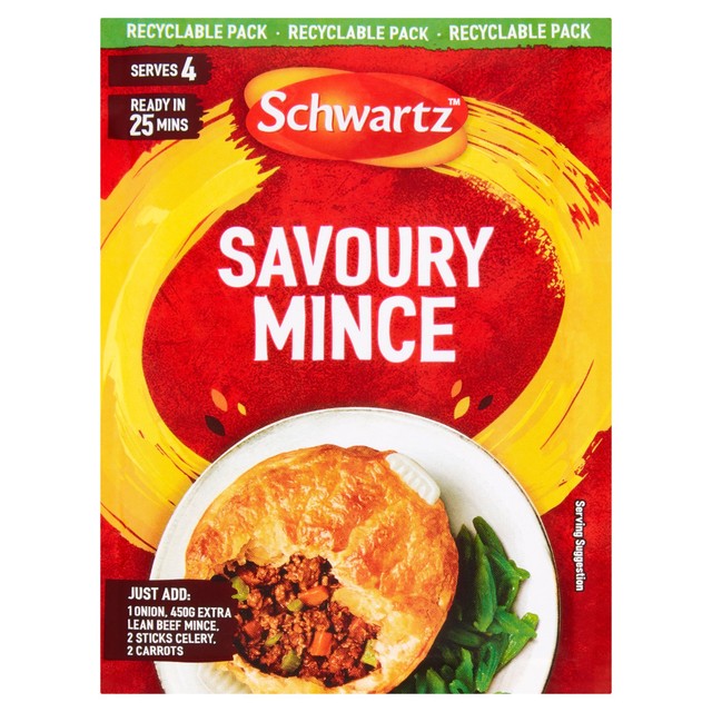 Schwartz savoury mince recipe mix 35g (British brand)