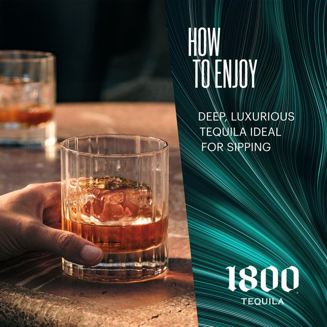 1800 Anejo Tequila aged in oak barrels (British brand)