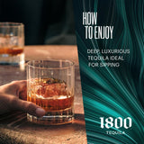 1800 Anejo Tequila aged in oak barrels (British brand)