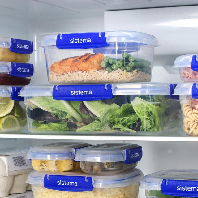 Sistema Klip It Plus food storage containers 3x1L, UK version