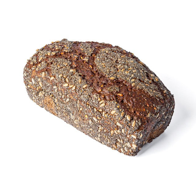Ole & Steen Chia Rye bread, hand-baked fresh - British product