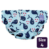 Bambino Mio reusable swim nappy 2-3 years Xtra Large Whale - British product