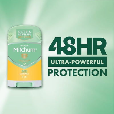 Déodorant anti-transpirant et déodorant roll-on Mitchum Women Pure Fresh 41g