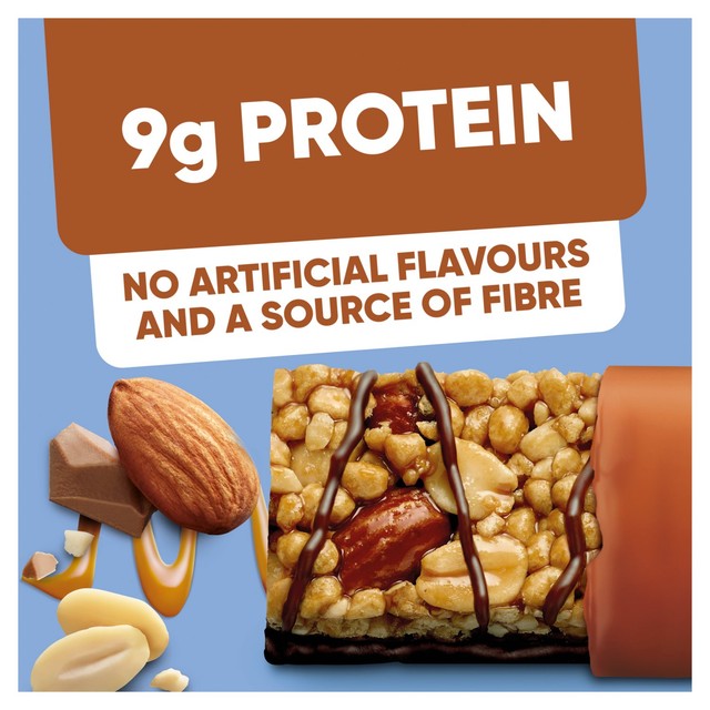 Kellogg's High Protein Salted Caramel & Almond Cereal Bar 4 x 35g, UK version
