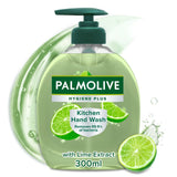 Palmolive Hygiene Plus Kitchen Antibacterial Hand Wash with Lime Extract 300ml, imported from the UK