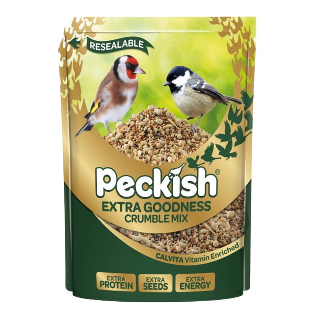 Peckish extra goodness crumble wild bird food mix 1kg, imported from the UK