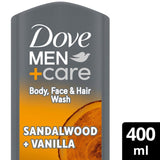 Dove Men+Care Sandalwood and Vanilla body wash - British product