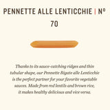 Rummo gluten free lentil pennette pasta 300g, imported from the UK