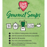 Love Struck frozen pea and potato soup mix - British product